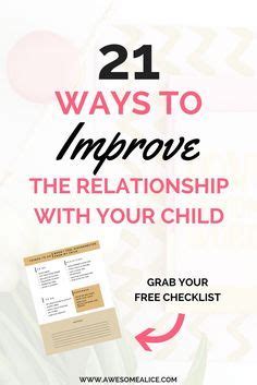 Free checklist of how to better the relationship with your ...