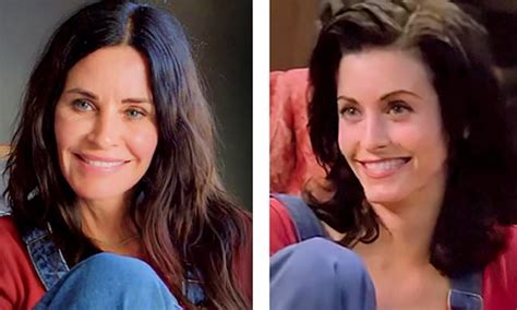 Friends Reunion Courteney Cox 56 Wears Same Blue Overalls And Red