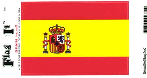 Die spanische flagge, bandera de españa, ist auch als la rojigualda bekannt. SPANIEN DEKAL MED FLAGGA, KÖP DEKALER MED SPANIEN FLAGGOR