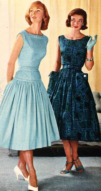 1958 Fashion Vintage Dresses Fifties Fashion Retro Fashion