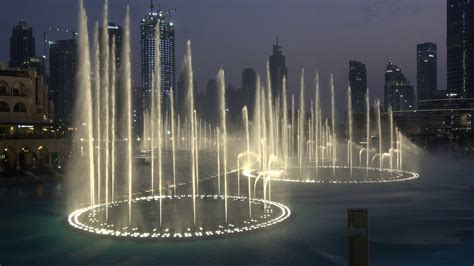 Dubai Fountains Skyfall 4k Youtube