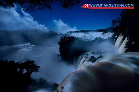 Calendar 2016 Walk Under Moonlight In Iguazu Falls