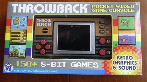 Throwback 150 Pocket Video Game Console Review Game Console Video