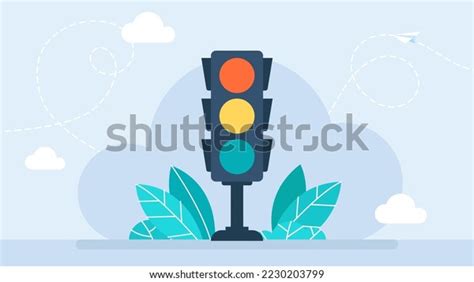 Traffic Light Black Traffic Lights All Stock Vector Royalty Free