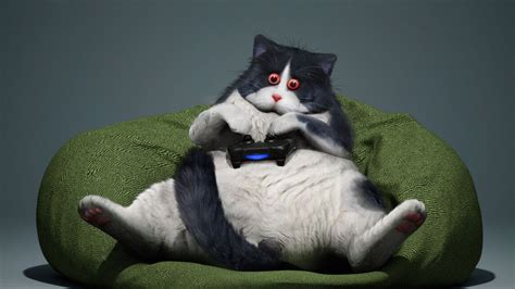 Tons of awesome 1080x1080 wallpapers to download for free. Download wallpaper 1920x1080 cat, gamepad, funny, cool ...