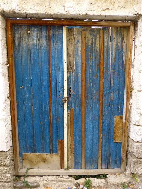 Fotos Gratis Madera Antiguo Pared Cobertizo Fachada Azul Puerta