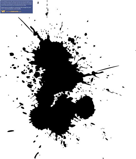 Ink Paint Splatter Background