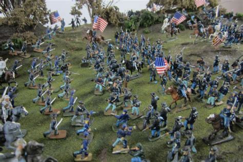 America Four Large American Civil War Dioramas 3 Cased Price
