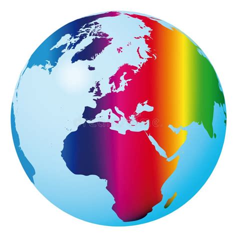 World Rainbow Vector Stock Vector Illustration Of Globes 7224489