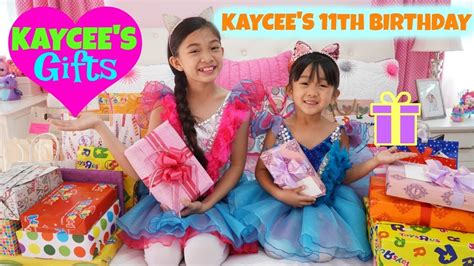 Kaycees T Opening Kaycees 11th Birthday Youtube