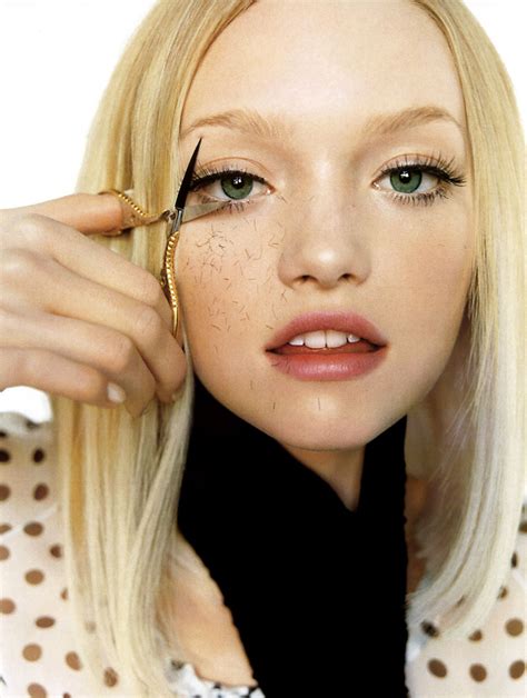 Gemma Ward In “corps And Lames” Photographed By Mario Testino For