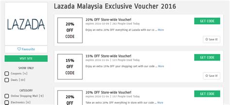 Lazada promo code available only on 11 november 2017, limited to rm50, app platform only and to limited number of. Lazada Exclusive Voucher October 2016