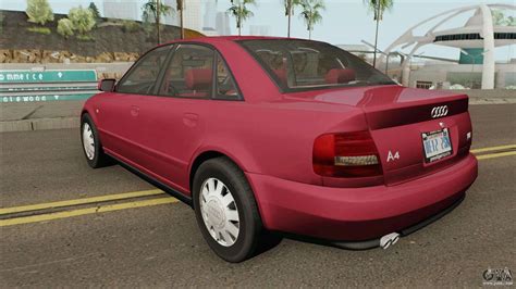 A4 paper, a paper size defined by the iso 216 standard, measuring 210 × 297 mm. Audi A4 B5 1.8T 1999 (US-Spec) for GTA San Andreas