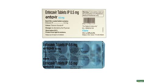 Buy Entavir 05mg 10 Tablets Online At Best Prices Wellness Forever