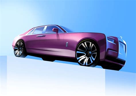 Rolls Royce Phantom Viii Design Render Illustration Car Design Car