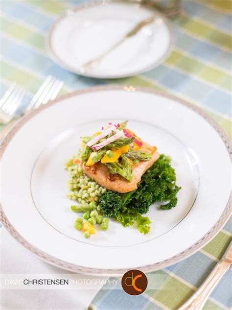 Colorful Salmon Entree For Events Wedding Food Atlanta Wedding Food