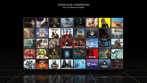 Nvidia Introduces Dlss 3 Upscaling Technology 35 Games On A List