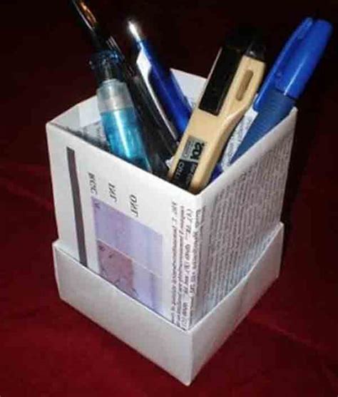 Cara Membuat Tempat Pensil Dari Kotak Kumpulan Tips