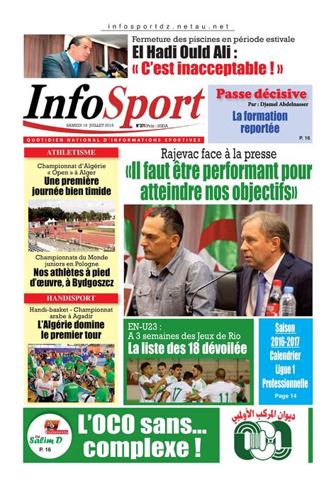 Calaméo - Infosport N°371