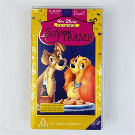 Lady And The Tramp Vhs Disney Classics Collectors Edition Video