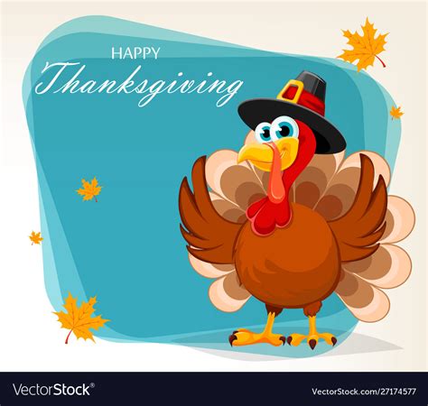 Happy Thanksgiving Turkey Royalty Free Vector Image