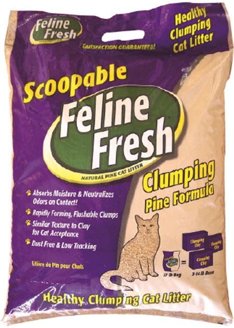 Feline Fresh Scoopable Cat Litter 34lb Pet Food Warehouse