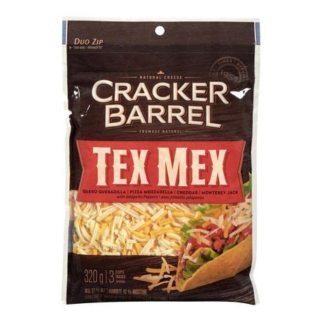 Kraft Foods Canada Cracker Barrel Tex Mex Cheese Shreds Walmart Canada