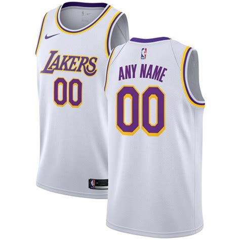 Nba 2k21 city jersey fixes all of the following: Men's Los Angeles Lakers Active Player Custom 2020 White ...