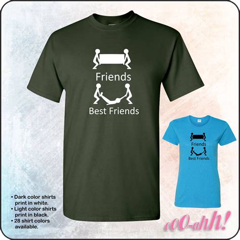 Friends Best Friends Printed Shirts Colorful Shirts Shirt Designs
