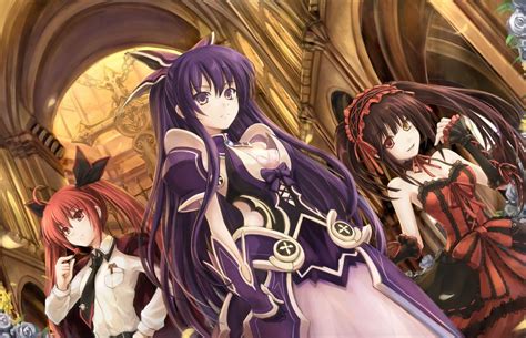 Wallpaper Anime Girls Date A Live Yatogami Tohka Itsuka Kotori