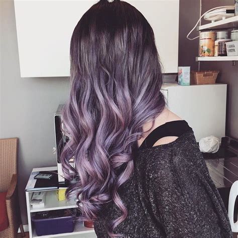 However, this look can be one of the most difficult to achieve and is even more maintenance than having platinum blonde hair. Purple and grey hair | Purple grey hair, Ombre hair blonde ...