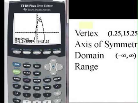 Do you need to measure how spread out the values in a data set are? Quadratic Functions with a Graphing Calculator - YouTube