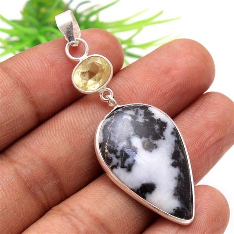 White Buffalo Turquoise Gemstone Solid Sterling Silver Jewelry