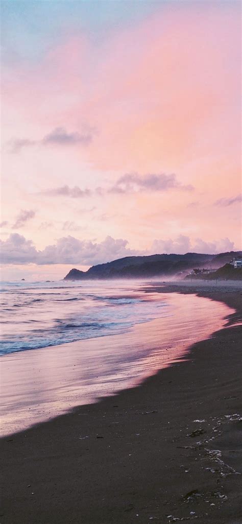 Pink Sunset Beach Wallpaper Hd Pink Sunset Beach Photos And Premium