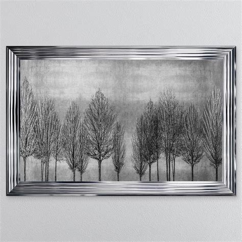 Silver Treeline Framed Wall Art 1wall