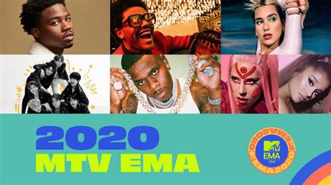 情報 2020 Mtv Ema歐洲音樂獎 入圍名單 Ptt 熱門文章 Hito