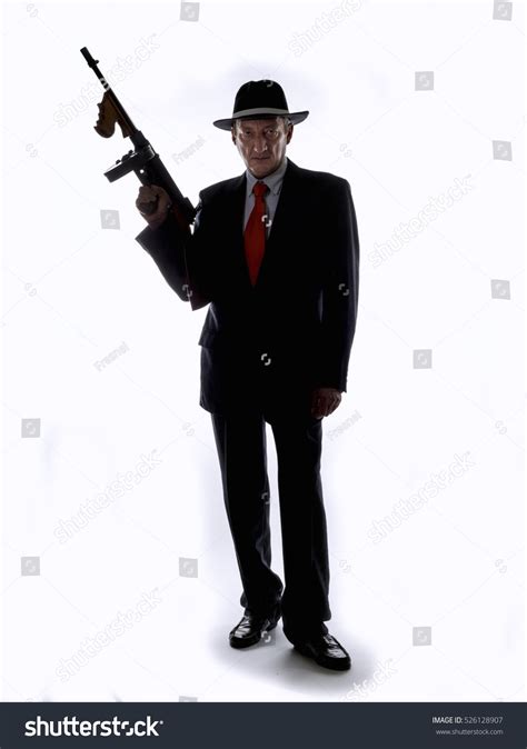 Old Style Gangster Tommy Gun On Stock Photo 526128907 Shutterstock