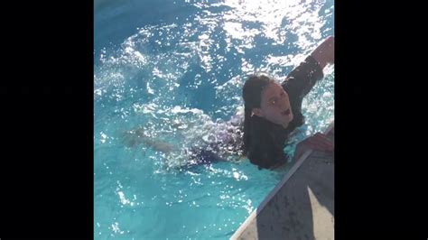 Jumped Into Freezing Cold Pool Youtube