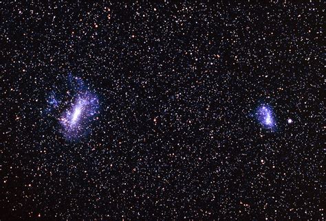 The Large And Small Magellanic Clouds Photograph By Dr Fred Espenak