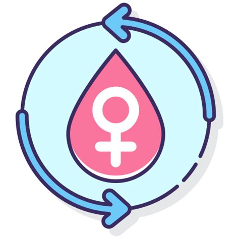 menstrual cycle free icon