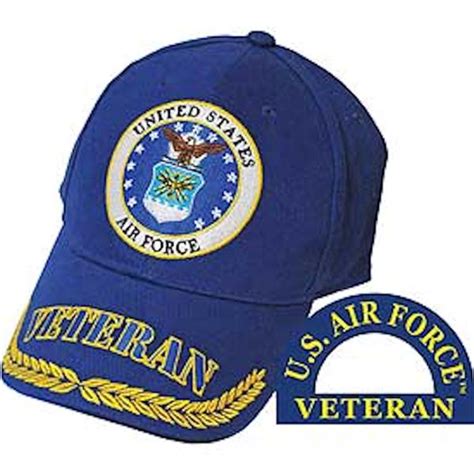 Usaf Veteran Ball Cap Blue Military Uniform Supply Inc