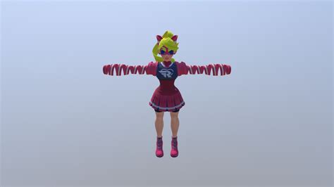 Nintendo Switch Arms Ribbon Girl Download Free 3d Model By