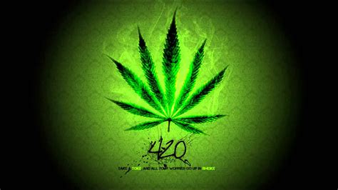 Trippy Cannabis Wallpaper