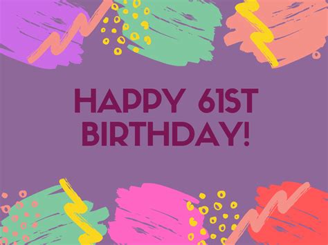 happy 61st birthday card 1 freeecards