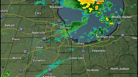 Chicago Weather Storms Move Through Chicago Area Thursday Evening
