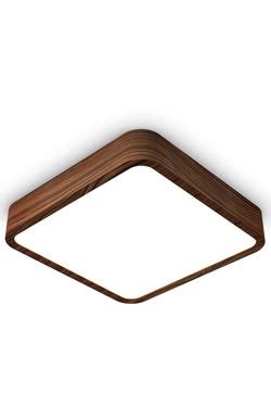 Inset ceiling lights are available in all kinds of shapes and sizes. 60cm square Rosewood ceiling light - Trilum - Plafonnier ...