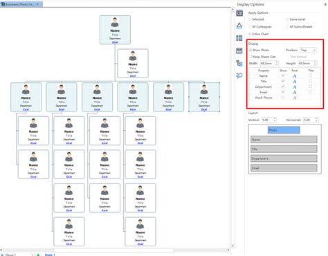 How To Edit Your Org Chart Employee Shapes Org Charting