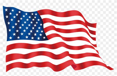 Flag Of The United States Clip Art Clip Art American Flag Transparent