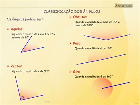 Ficha De Trabalho Ângulos Classificação E Amplitude E Medição 5