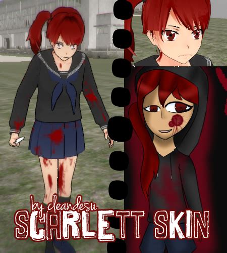 R Eq Scarlett Skin For Yandere Simulator~ By Cleandesu On Deviantart